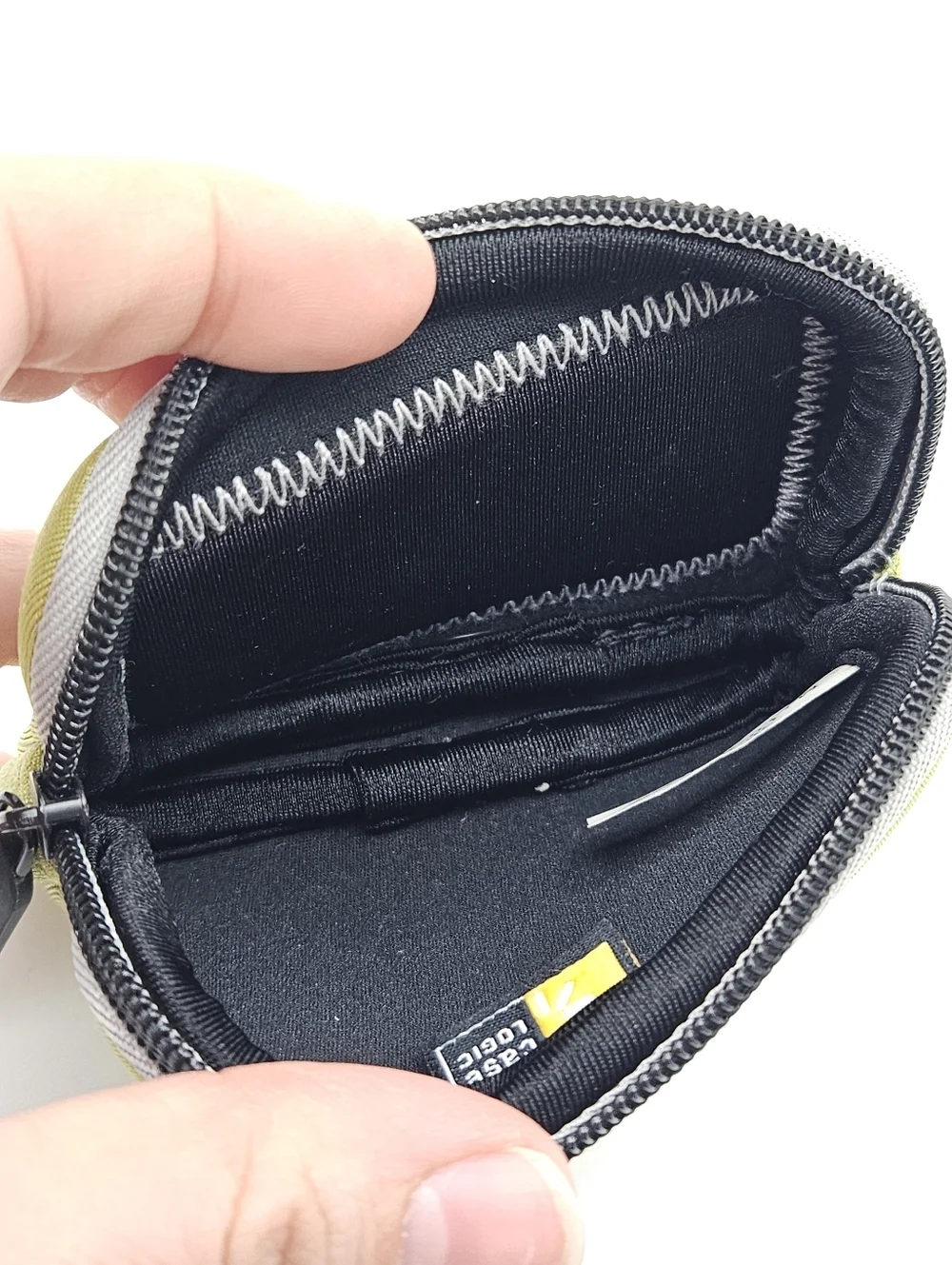 Case Logic green zippered neoprene pouch